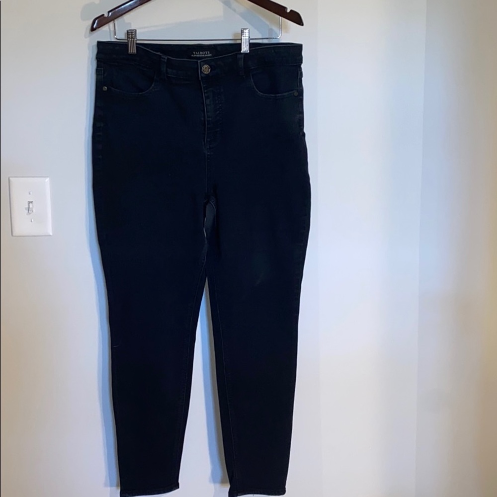 Talbots 14 r  flawless black jegging